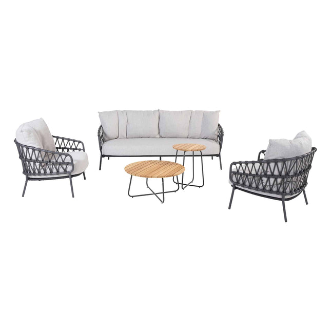 4 Seasons Outdoor Calpi Lounge Set + Verdi Kaffeetische