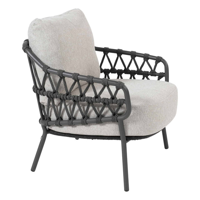 4 Seasons Outdoor Calpi Low Dining Chair inkl. 2 Kissen