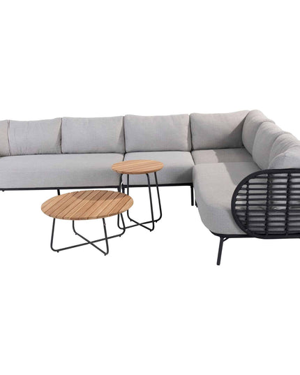 4 Seasons Outdoor Fabrice Lounge Set + Mitte + Verdi -Kaffeetische
