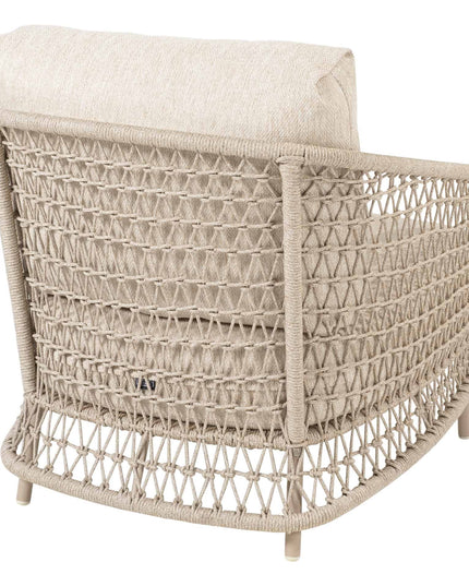 4 Seasons Outdoor Puccini Lounge Set + Footstool ohne Kaffeetisch