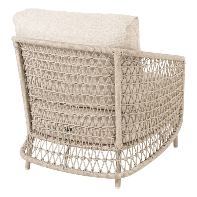 4 Seasons Outdoor Puccini Lounge Set + Pablo Couchtisch 80 Ø CM