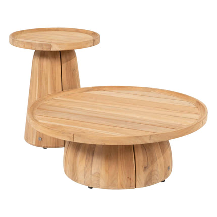 4 Seasons Outdoor Pablo Couchtisch Teak 80 cm Ø (H 30)