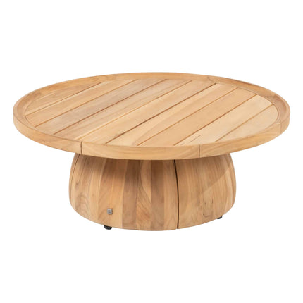 4 Seasons Outdoor Pablo Couchtisch Teak 80 cm Ø (H 30)
