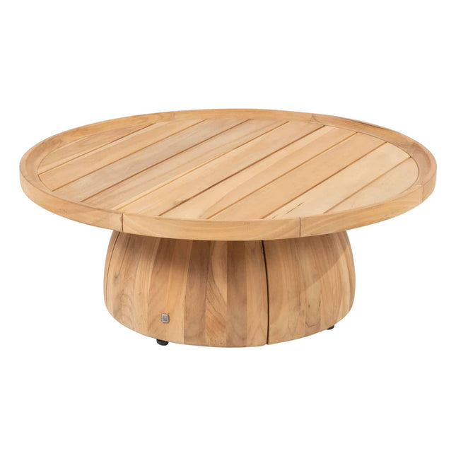 4 Seasons Outdoor Pablo Couchtisch Teak 80 cm Ø (H 30)
