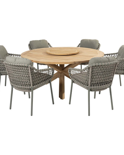 4 Seasons Outdoor Jura Dining + Taste 4SO Prado Teak Tabelle 160 Ø CM