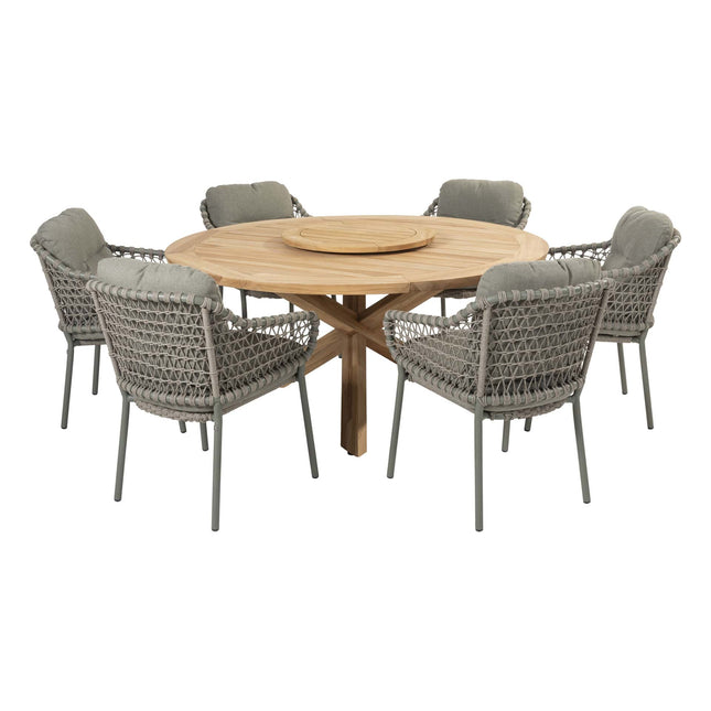 4 Seasons Outdoor Jura Dining + Taste 4SO Prado Teak Tabelle 160 Ø CM