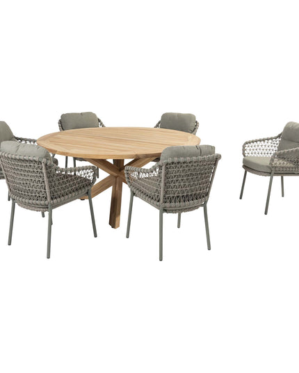 4 Seasons Outdoor Jura Dining + Taste 4SO Prado Teak Tabelle 160 Ø CM
