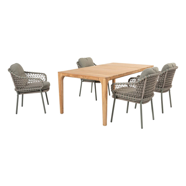 4 Seasons Outdoor Jura Dining + Taste 4SO Liam Teaktisch 180 cm