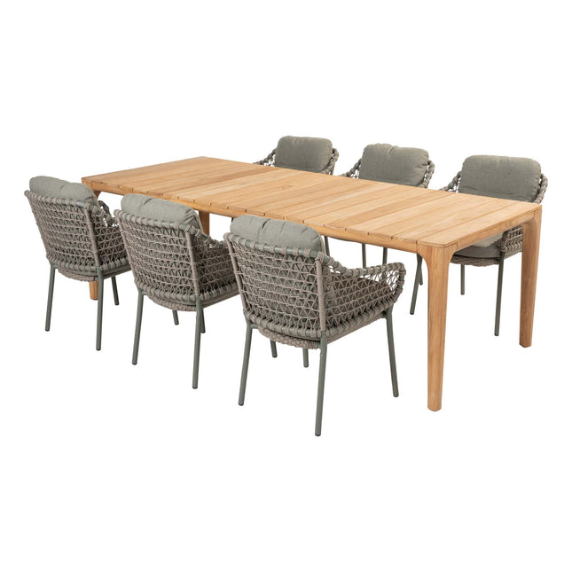 4 Seasons Outdoor Jura Dining + Taste 4SO Liam Teak Tabelle 240 cm