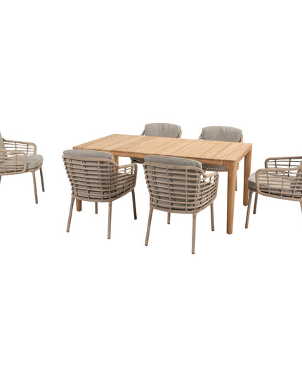 4 Seasons Outdoor Como Dining + Taste 4SO Liam Teak Tabelle 180 cm