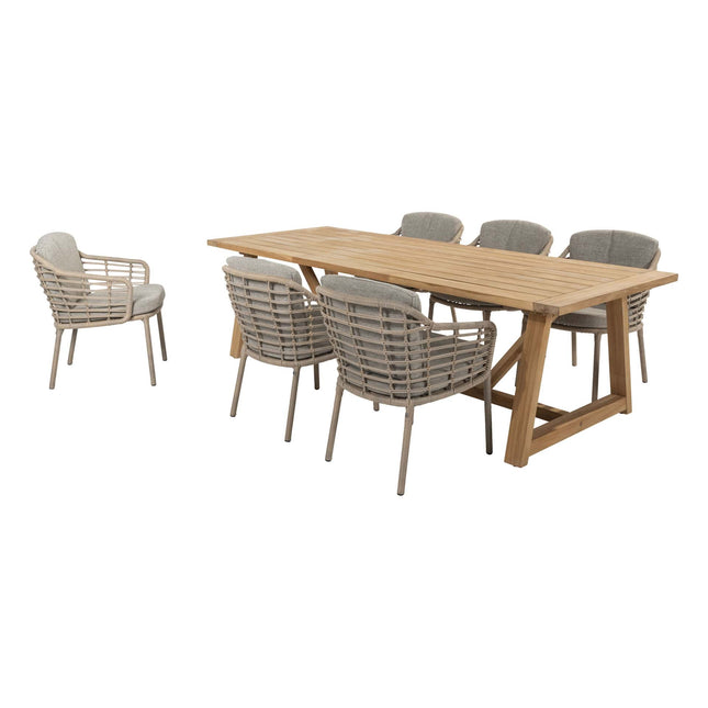 4 Seasons Outdoor Como Dining + Taste 4SO Noah Teaktisch 260 cm