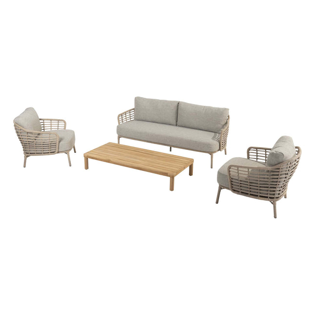 4 Seasons Outdoor Como Lounge Set Harvest + Finn Couchtisch