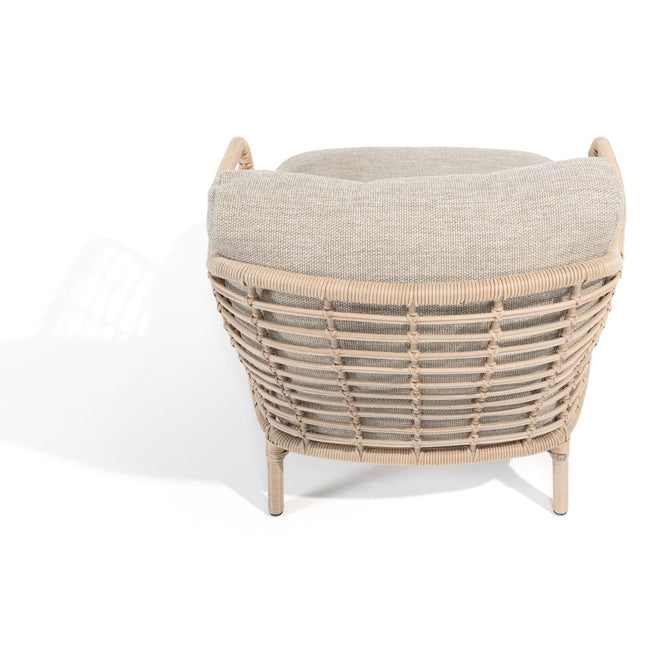 4 Seasons Outdoor Como Bistro Lounge Set Harvest + Verdi Side Table Latte 45 Ø CM