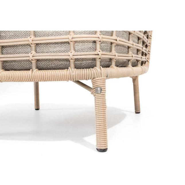 4 Seasons Outdoor Como Lounge Set Harvest + Footstool + Finn -Kaffeetische