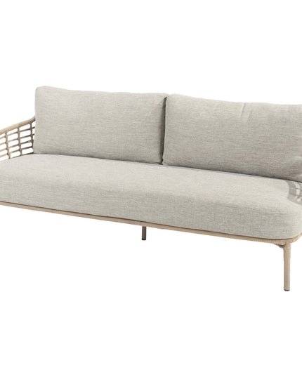 4 Seasons Outdoor Como Lounge Set Harvest + Verdi Couchtisch Latte 73 Ø CM