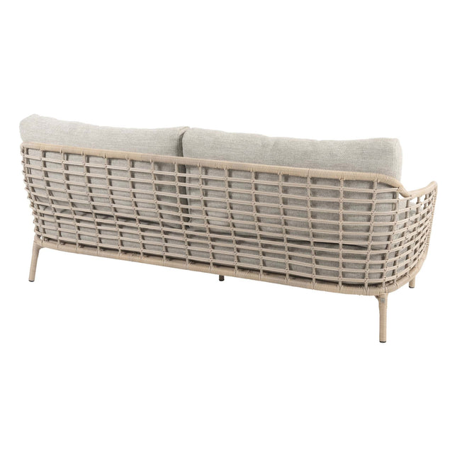 4 Seasons Outdoor Como Lounge Set Harvest + Footstool + Verdi Kaffeetische