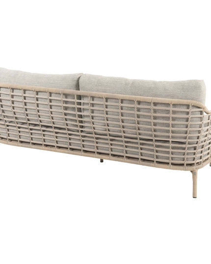 4 Seasons Outdoor Como Lounge Set Harvest + Verdi Couchtisch Latte 73 Ø CM