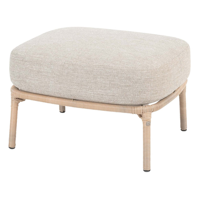 4 Seasons Outdoor Como Lounge Set Harvest + Footstool + Verdi Kaffeetische