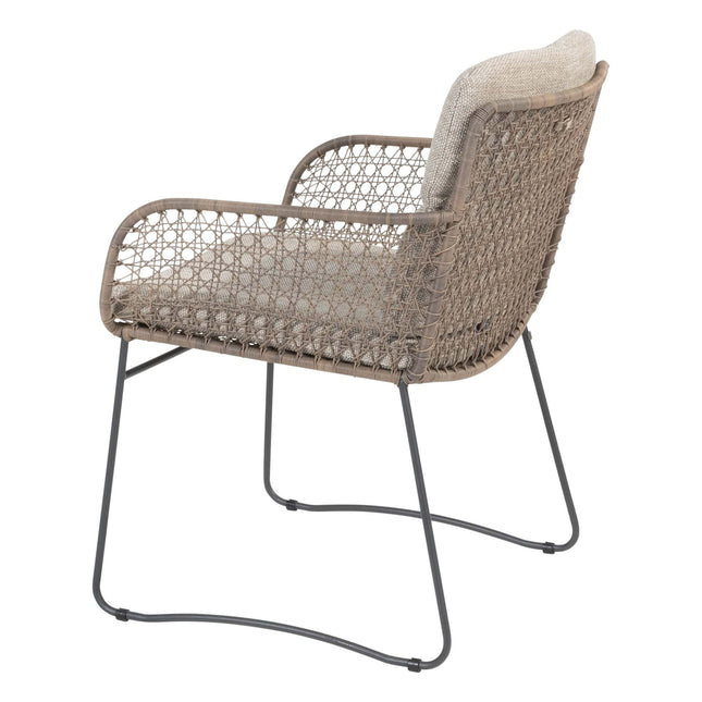 4 Seasons Outdoor Aprilla Dining Pure + Taste 4SO Prado Teak Tabelle 160 Ø CM