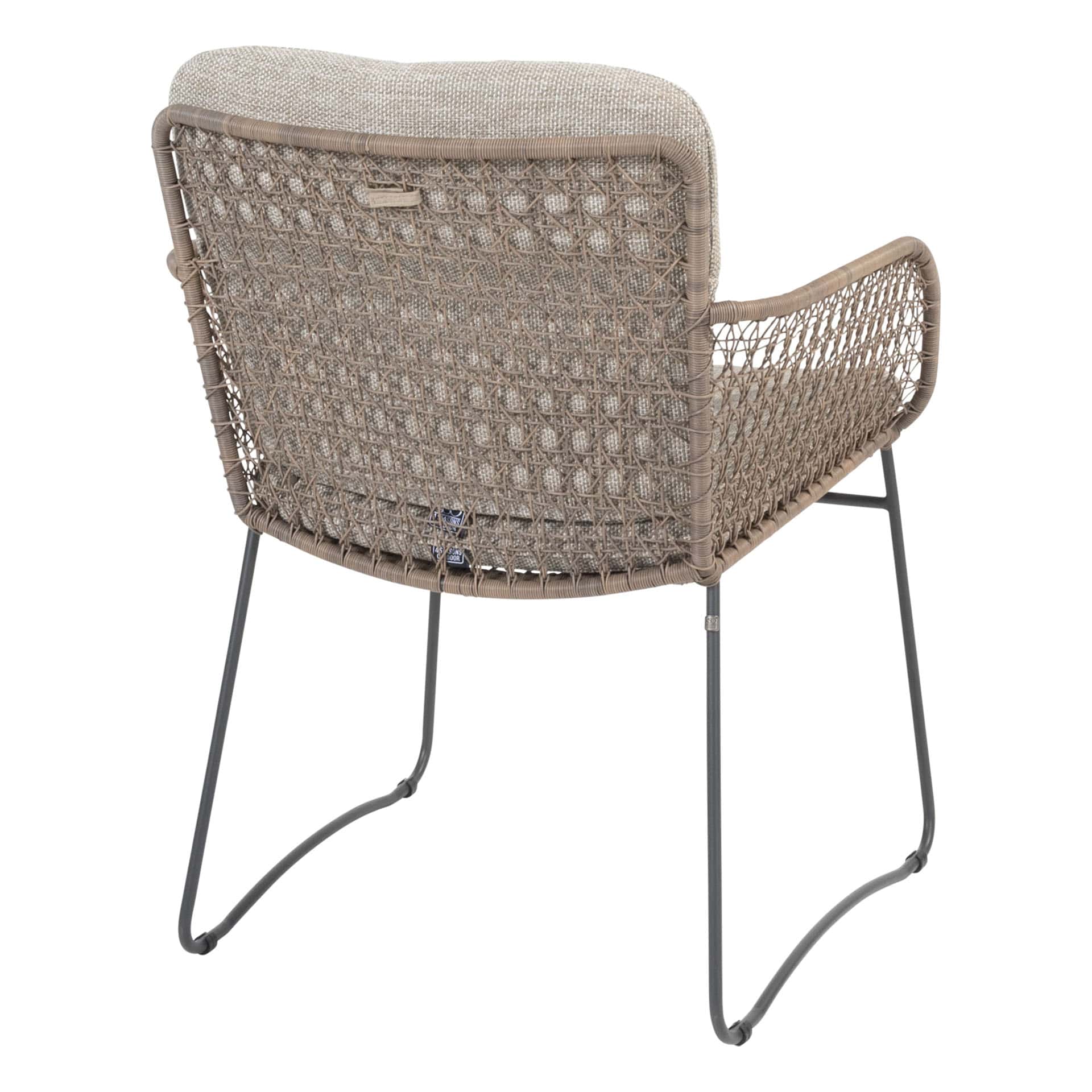 Taste 4SO Aprilla dining pure (4 st.) + Goa tafel HPL slate anthracite 95 cm - afbeelding 3