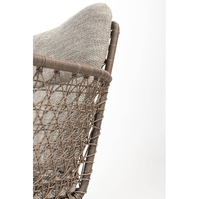 4 Seasons Outdoor Aprilla Dining rein + Taste 4SO Noah Teaktisch Anthrazit Basis 260 cm