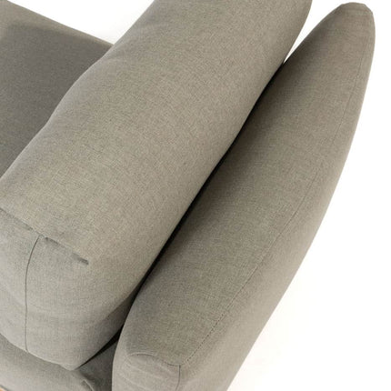 4 Seasons Outdoor Yara 3-Sitzlounge Sofa gebürstet Teaks mit 11 Kissen
