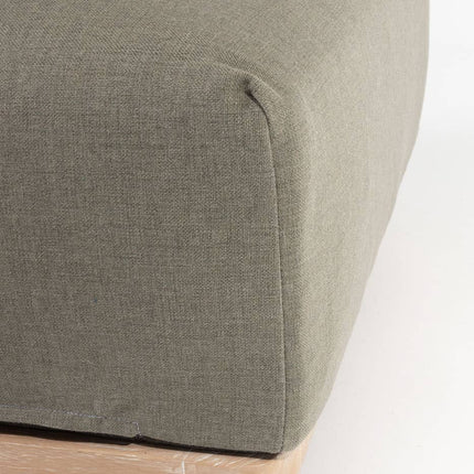 4 Seasons Outdoor Yara 3-Sitzlounge Sofa gebürstet Teaks mit 11 Kissen
