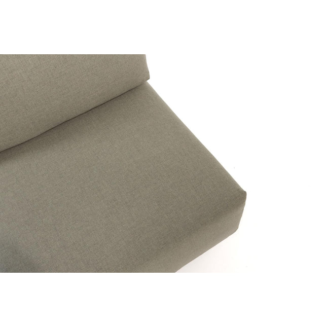 4 Seasons Outdoor Yara 3-Sitzlounge Sofa gebürstet Teaks mit 11 Kissen