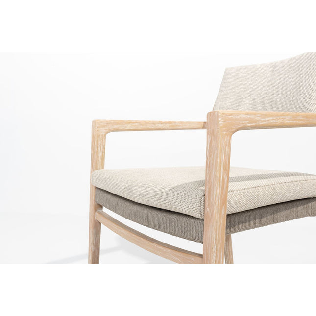 4 Seasons Outdoor Julia Dining + Taste 4SO Noah gebürstete Teaktisch 260 cm