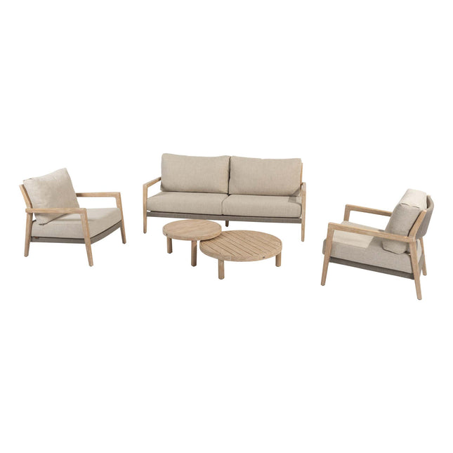 4 Seasons Outdoor Julia Lounge Set + REM -Kaffeetische