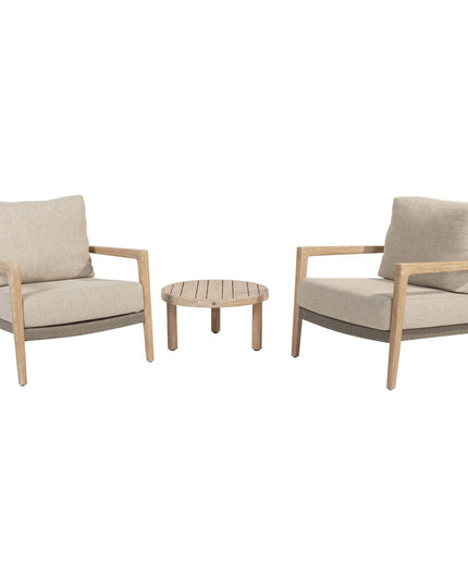 4 Seasons Outdoor Julia Bistro Lounge Set + REM Couchtisch 60 Ø CM
