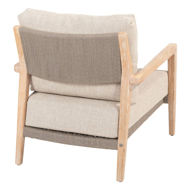 4 Seasons Outdoor Julia Lounge Stuhl gebürstet Teaks inkl. 2 Kissen
