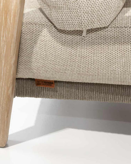 4 Seasons Outdoor Julia Bistro Lounge Set + Footstool + REM Couchtisch 60 Ø CM