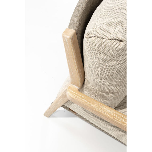 4 Seasons Outdoor Julia Lounge Stuhl gebürstet Teaks inkl. 2 Kissen