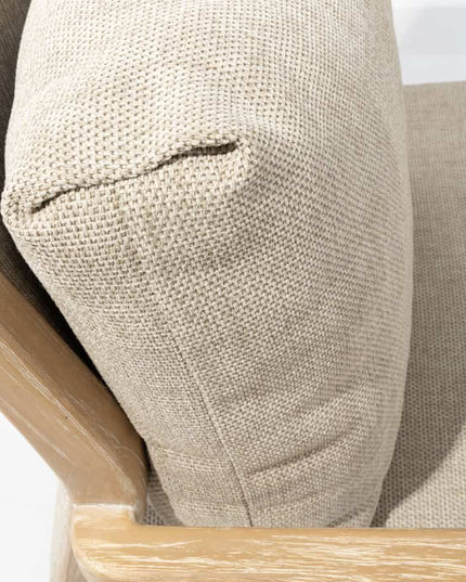 4 Seasons Outdoor Julia Bistro Lounge Set + Footstool + REM Couchtisch 60 Ø CM