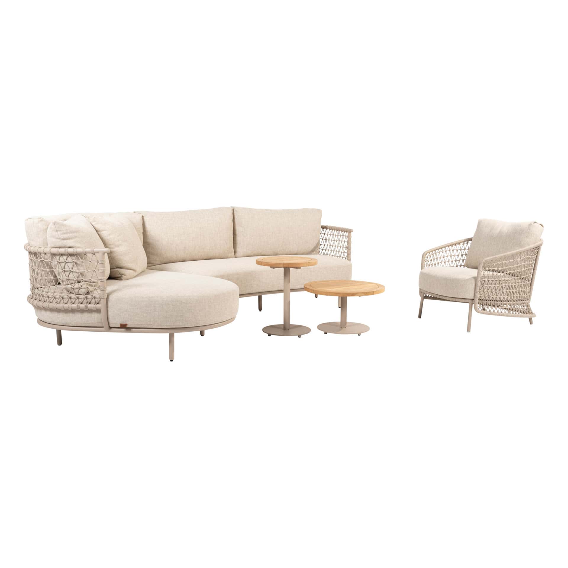 4SO Sardinia lounge set sofa met Volta tafels (2 st.) - afbeelding 7