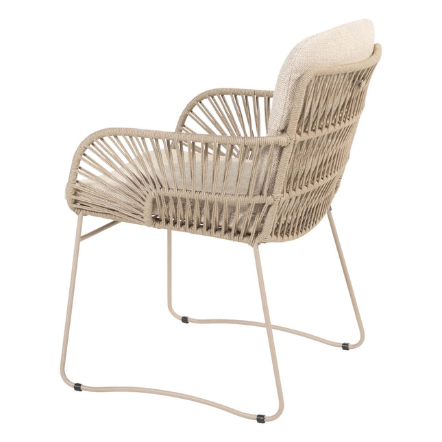 4 Seasons Outdoor Murcia Dining Latte + Taste 4SO Liam Teak Tabelle 180 cm