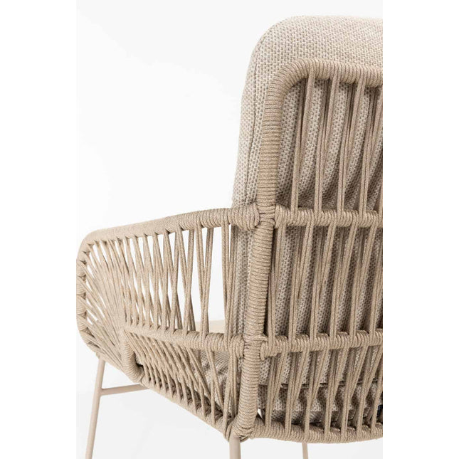 4 Seasons Outdoor Murcia Speisestuhl Latte inkl. 2 Kissen