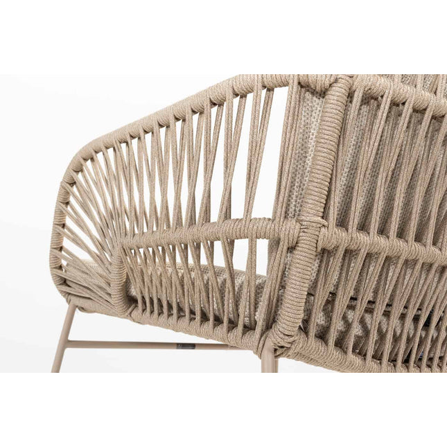 4 Seasons Outdoor Murcia Dining Latte + Taste 4SO Prado Teak Tisch Oval 240 cm