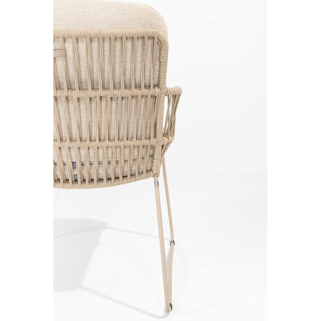 4 Seasons Outdoor Murcia Dining Latte + Taste 4SO Liam Teak Tabelle 180 cm