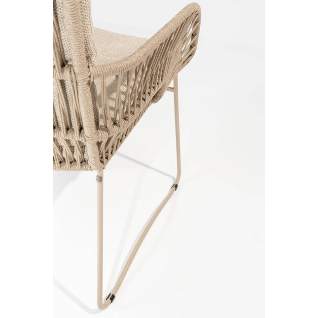 4 Seasons Outdoor Murcia Speisestuhl Latte inkl. 2 Kissen