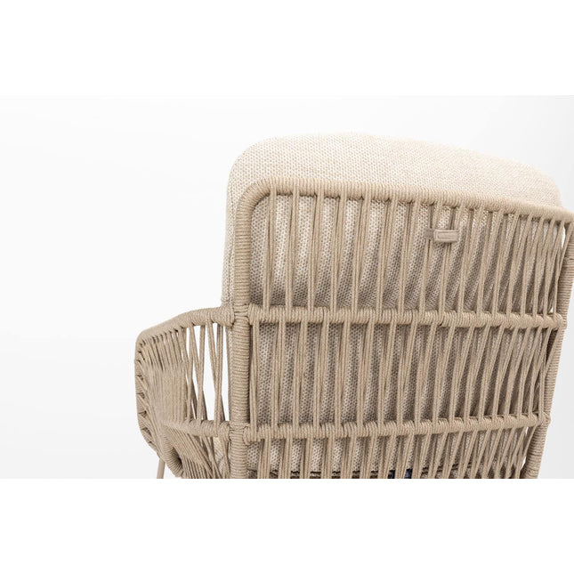 4 Seasons Outdoor Murcia Dining Latte + Taste 4SO Prado Teak Tisch Oval 240 cm