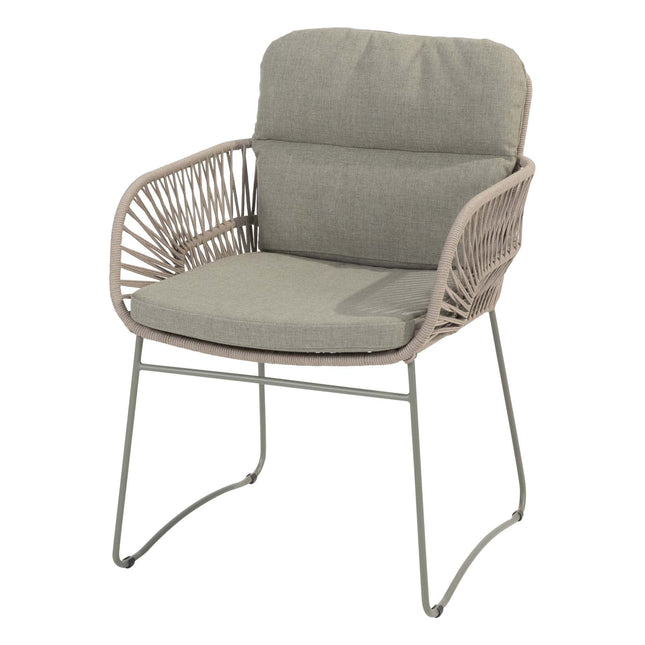 4 Seasons Outdoor Murcia Dining Olive + Taste 4SO Liam Teak Tabelle 180 cm