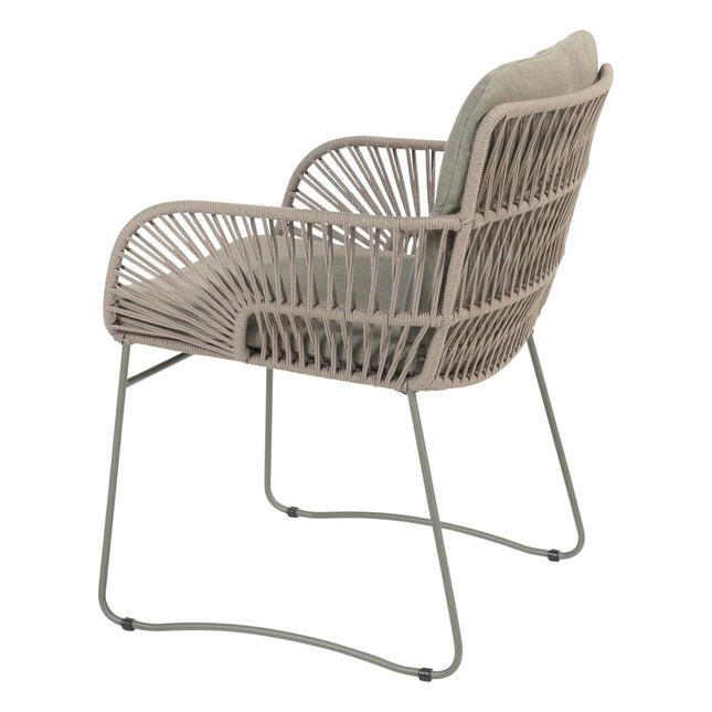 4 Seasons Outdoor Murcia Speisesuhl Olive inkl. 2 Kissen