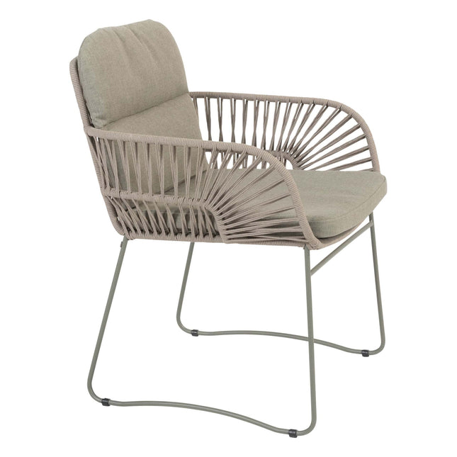 4 Seasons Outdoor Murcia Speisesuhl Olive inkl. 2 Kissen