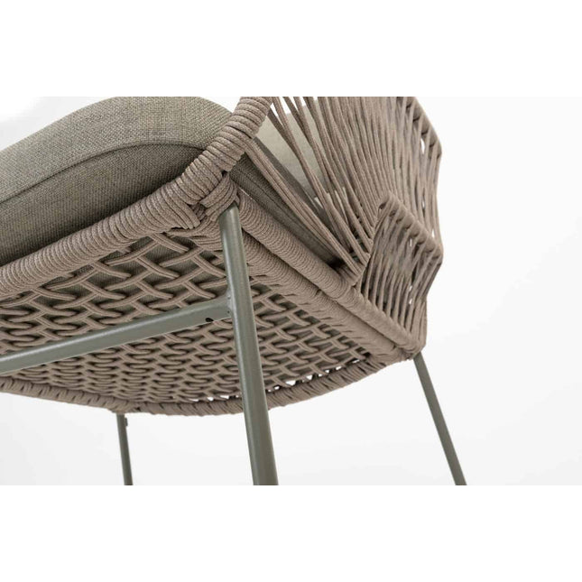 4 Seasons Outdoor Murcia Dining Olive + Taste 4SO Prado Teak Tabelle 130 Ø CM