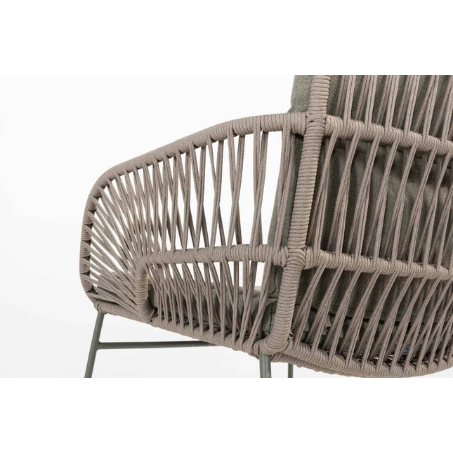 4 Seasons Outdoor Murcia Dining Olive + Taste 4SO Prado Teak Tabelle 130 Ø CM