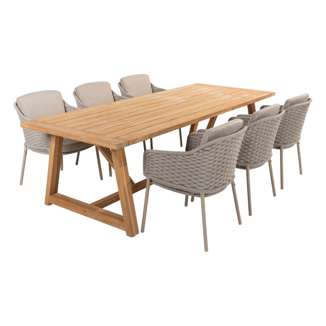 4 Seasons Outdoor Eros Dining + Taste 4SO Noah Teaktisch 260 cm