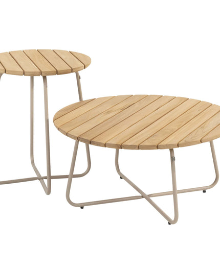 4 Seasons Outdoor -Geschmack 4SO Albano Lounge Set + Verdi Kaffeetische