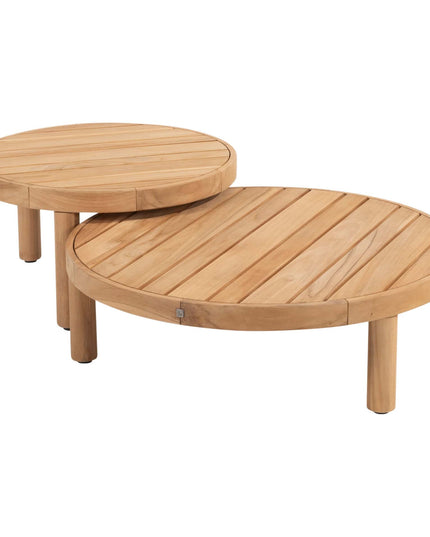 4 Seasons Outdoor Como Lounge Set Harvest + Finn Couchtisch 80 Ø cm